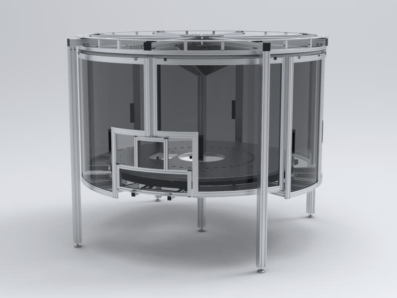 Curved Safety Enclosure